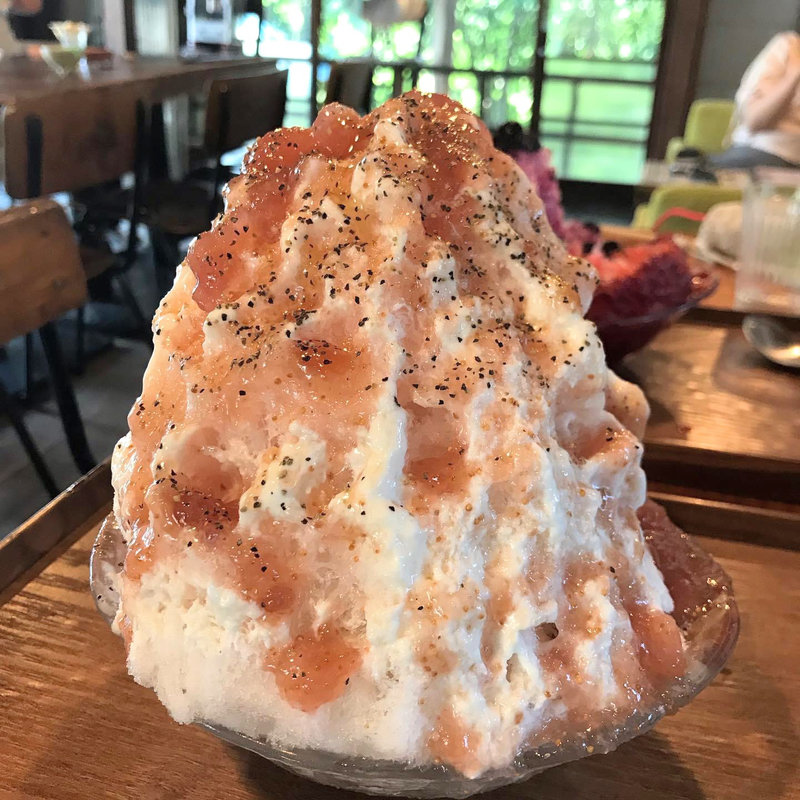 いちじくチーズブラックペッパー(かき氷Ryan )