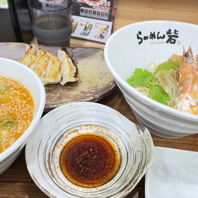 濃厚海老潮つけ麺(らーめん 砦 大国町店)