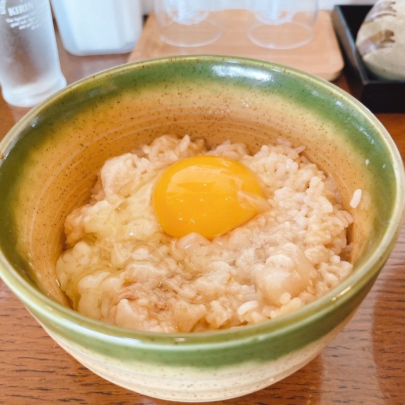 背脂卵かけごはん(自家製手もみ麺 ラーメン赤松)