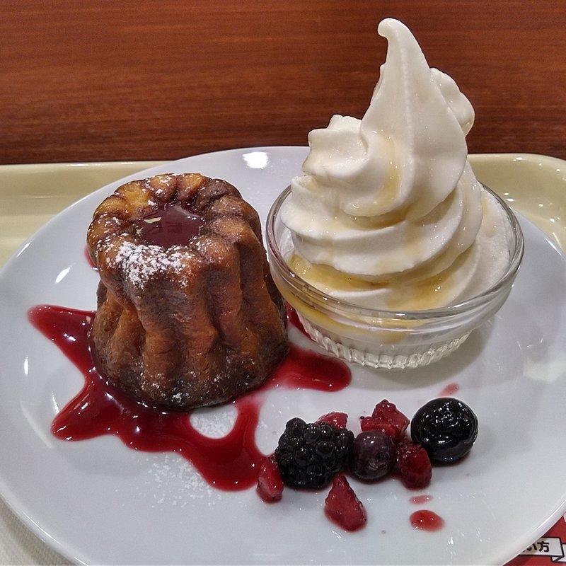 カヌレプレート(ドトールコーヒーショップ イオンモール石巻店)