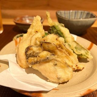 牡蠣の天ぷら(小皿料理38)