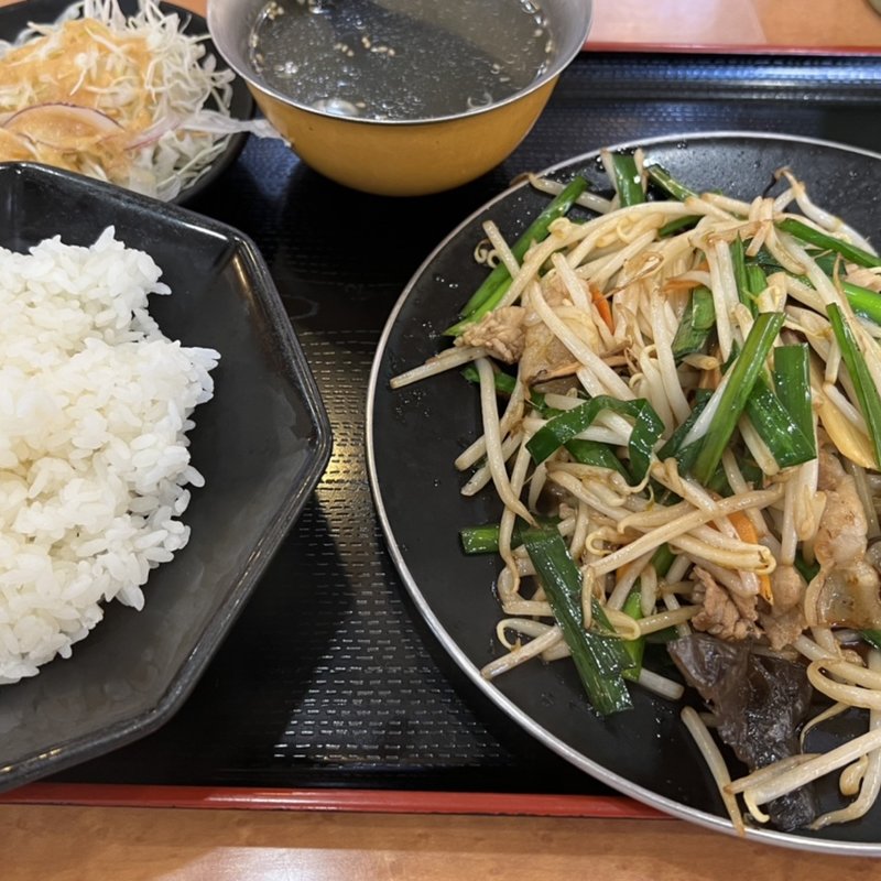 日替り：肉ニラ炒め定食(味の店 錦 緑が丘店 )