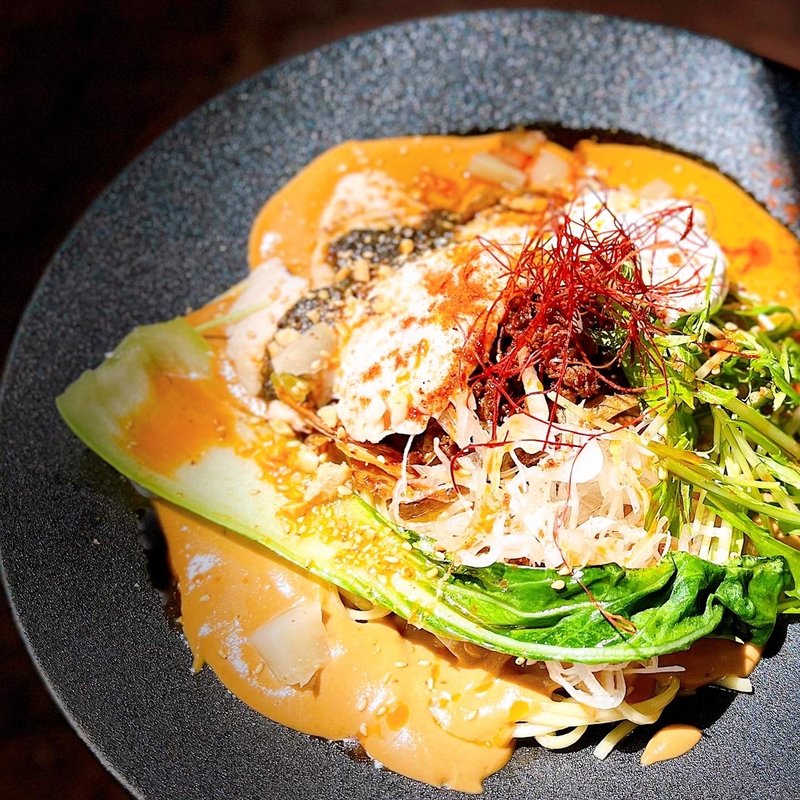 汁なし坦々麺(担々麺専門店 神戸南京町北 珠しっぴん)