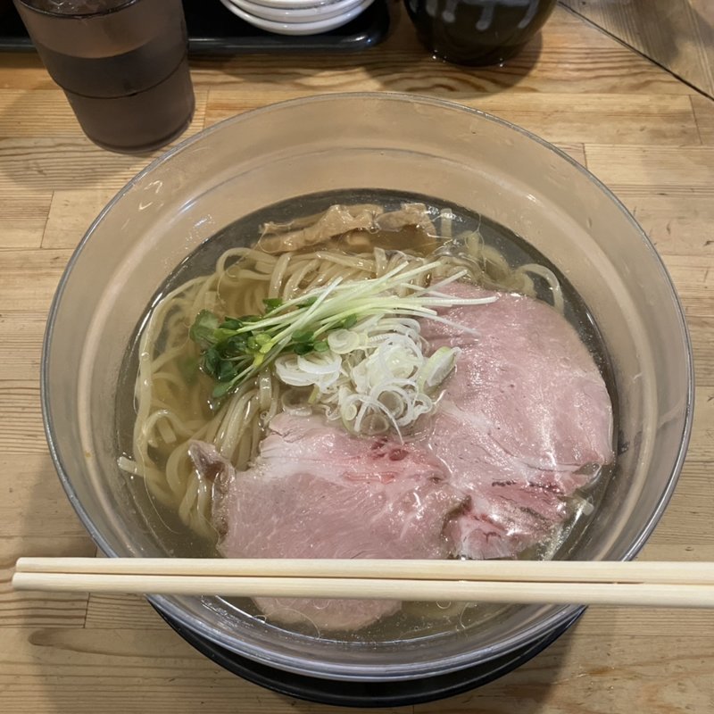 冷やし海老塩ラーメン(彩色ラーメンきんせい 高槻本店 )