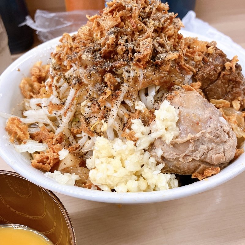 汁なし　豚二枚　300g(ラーメン荘　歴史を刻め　世田谷)