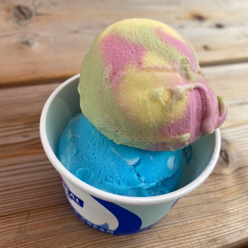 ブルーウェーブ&トロピカルマーブル(レストランくいな)