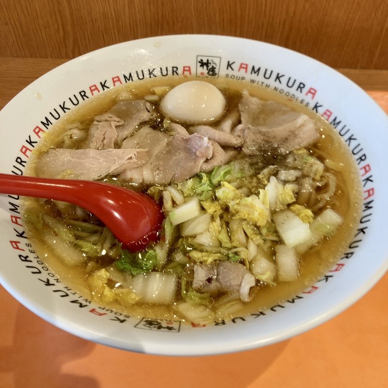 小チャーシュー煮玉子ラーメン(どうとんぼり神座　三芳PA上り線)