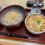 かつ丼と冷やしたぬきの合わせ