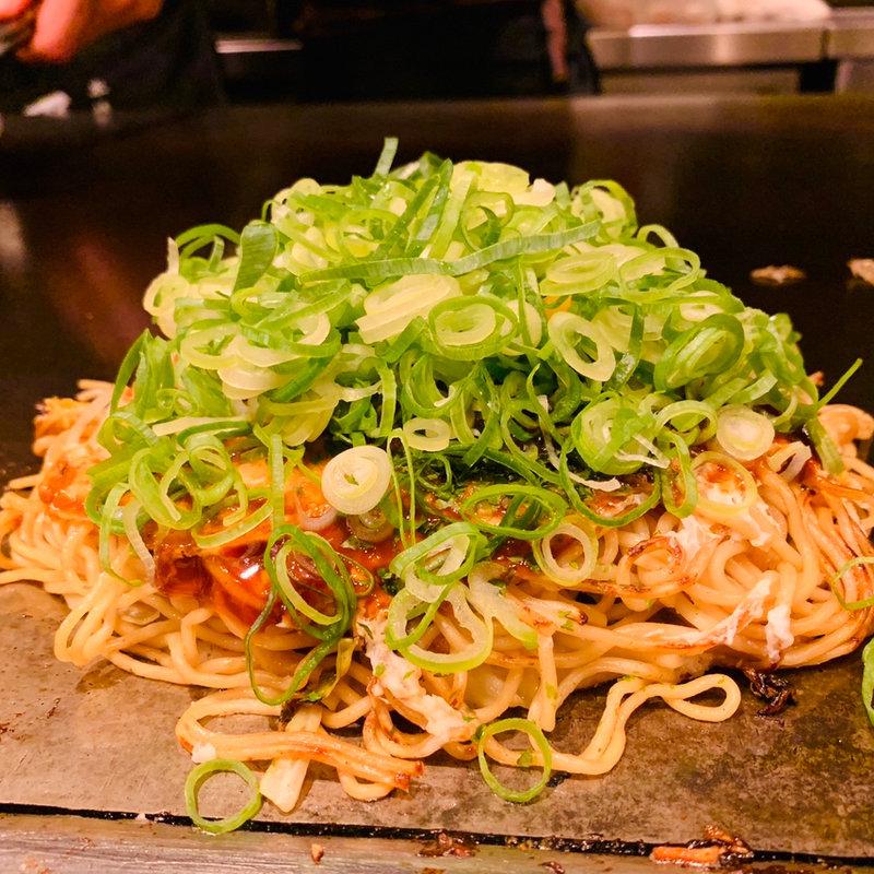 ネギしそ焼き(お好み焼きひろき下北沢店)