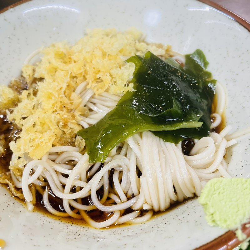 冷したぬきそば(滝乃家)