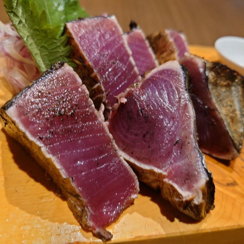 藁焼きかつおのたたき塩(炎の舞　らくい )