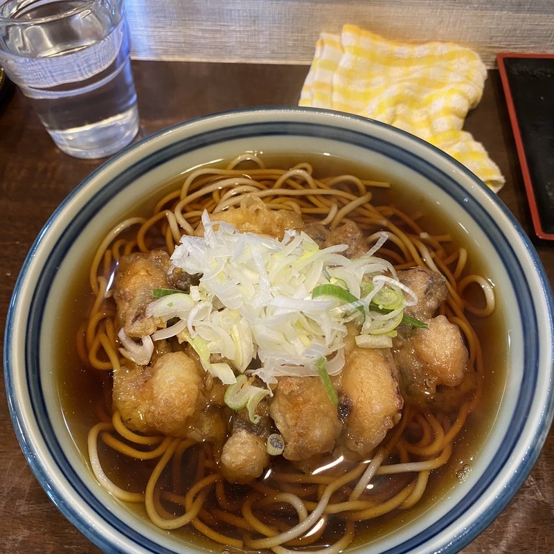 ゲソ天そば(そば滝)