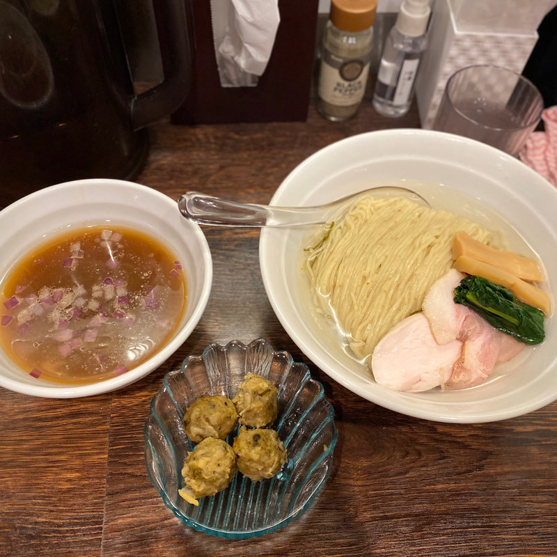 貝出汁昆布水つけ麺(貝出汁中華そば竹祥)