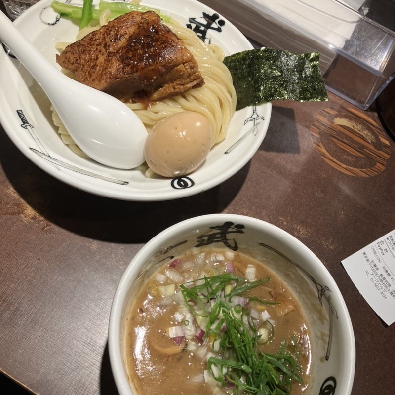 濃厚つけ麺大盛り(秋葉原 麺屋武蔵 武仁)