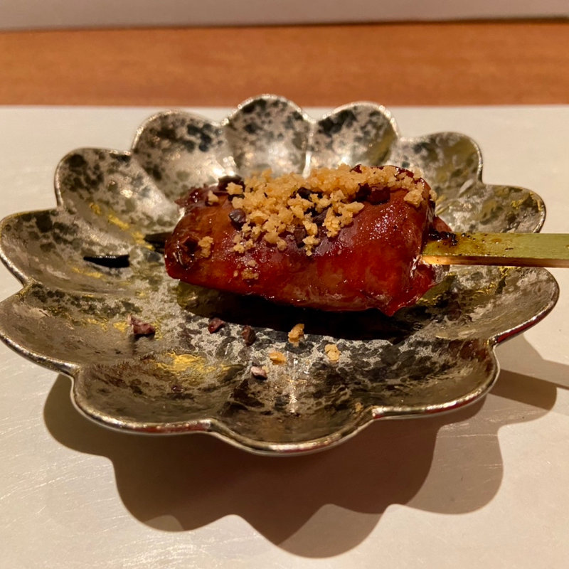 肝、カカオニブ×サブレパウダー(焼鳥YAMATO)