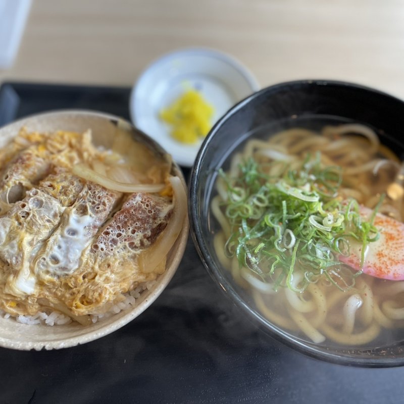 かつ丼セット(ウエスト 次郎丸店(うどん))