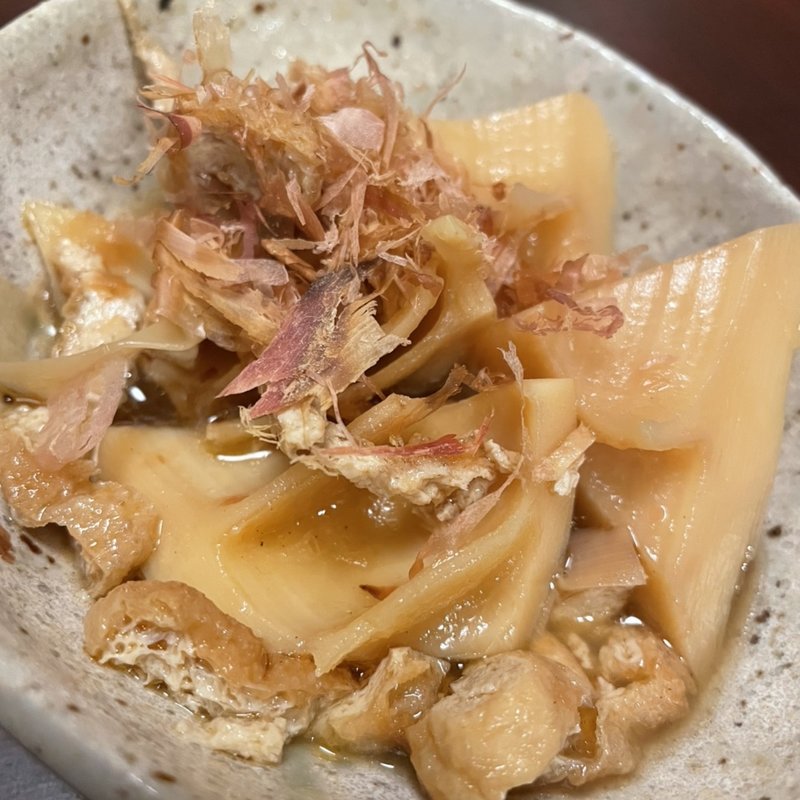 タケノコ煮(居酒屋 まつば)