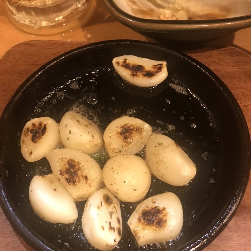 鉄板ニンニクバター(ほていちゃん)