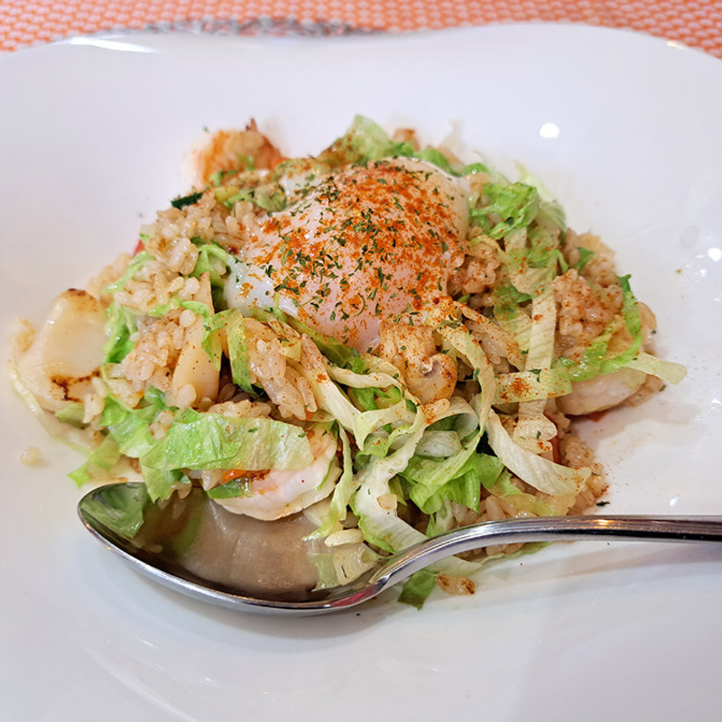 シーフードのピラフ　ランチセット(オールージュ)