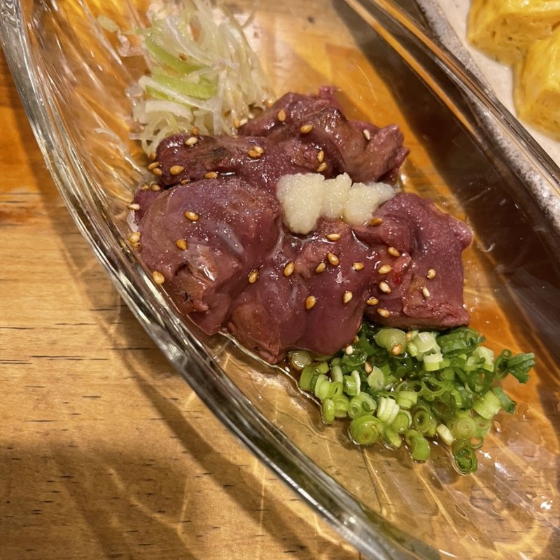 鶏肝肝刺し(旬魚・旬菜・千石 （しゅんぎょ・しゅんさい・せんごく）)