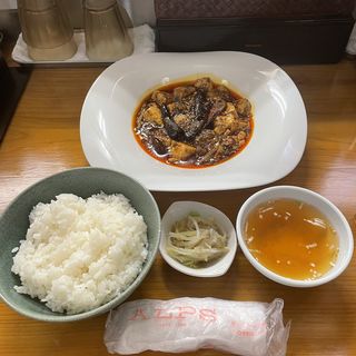 麻婆豆腐　ご飯セット(雲林坊)