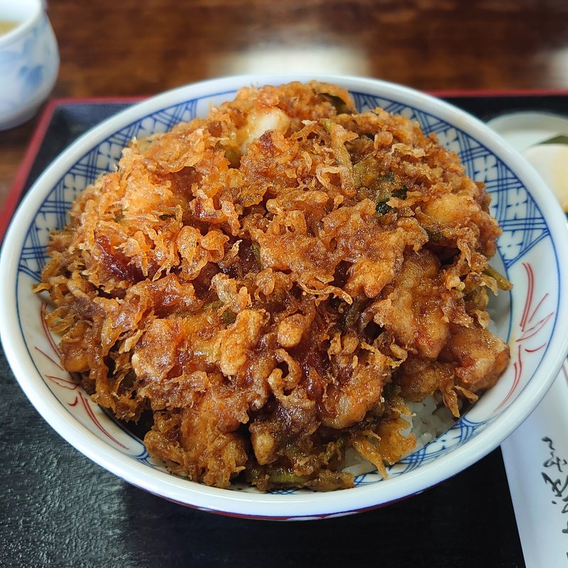 かき揚げ天丼(ほたて )