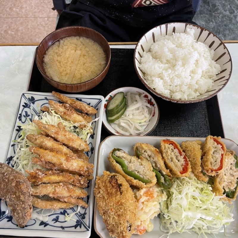 ピーマン肉詰め定食(第一食堂 )