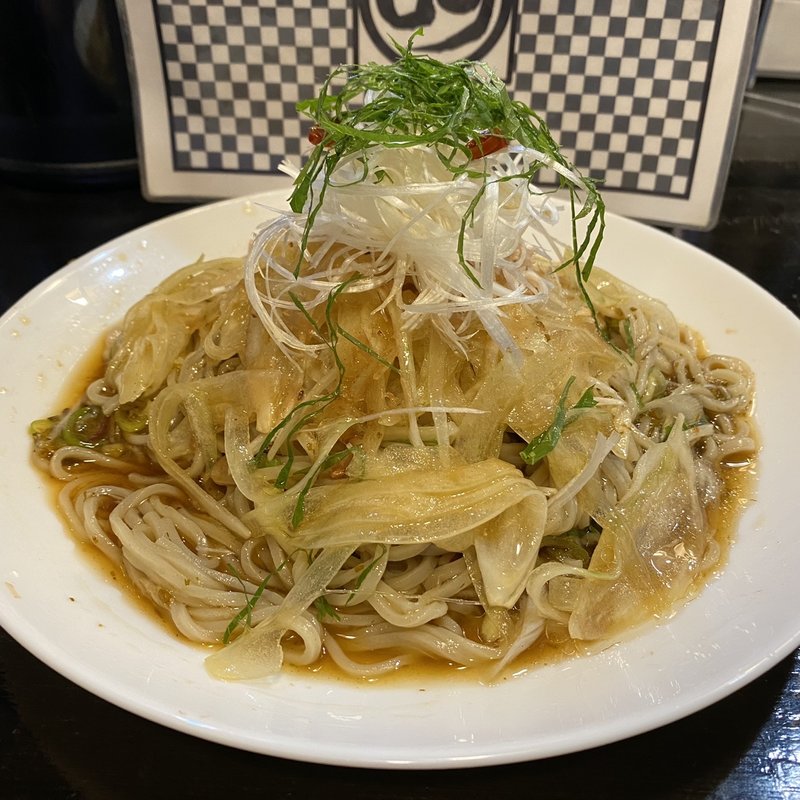 皿そば風ラーメン(ロックンビリーS1 （スーパーワン）)