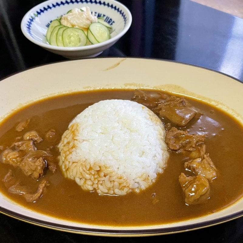 牛すじカレー(自宅)