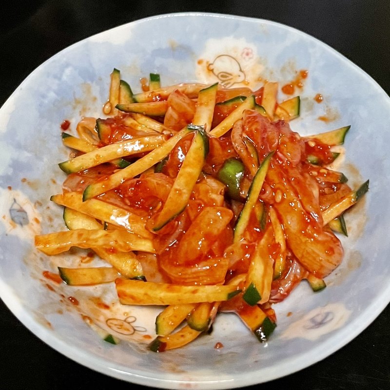 イカきゅうりキムチ(自宅)