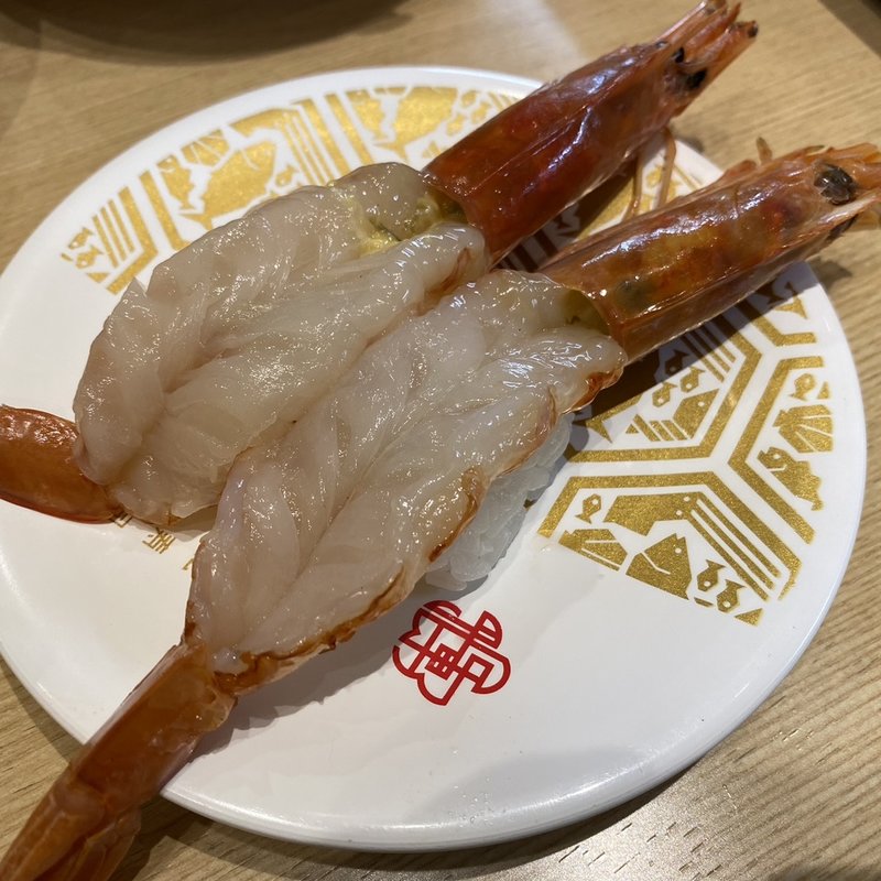 赤海老(金沢回転寿司 輝らり 八王子OPA店)