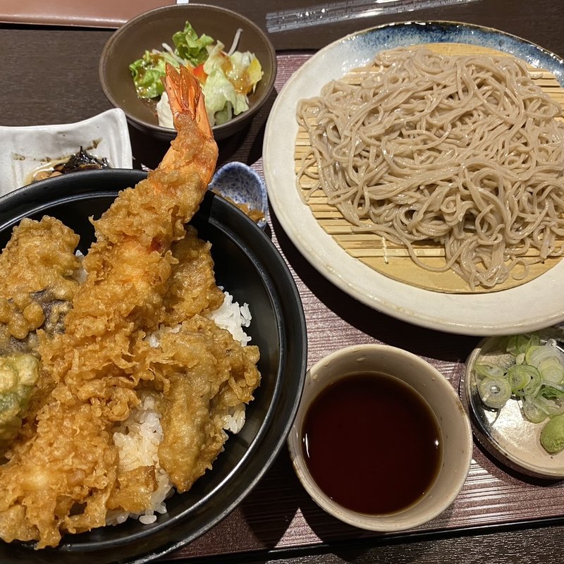 大えび天丼セット(たかはしや )