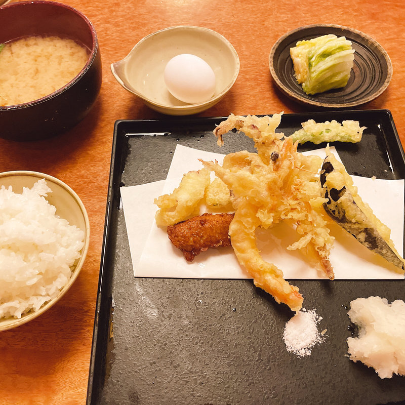 天麩羅定食(銀平 北新地店)