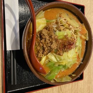 北海道辛味噌野菜ラーメン(麺場 田所商店 八幡店)