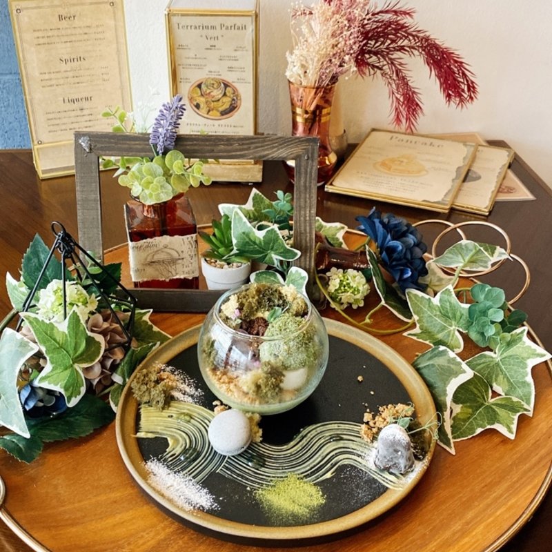 夏テラリウム・ヴェール・パフェ（ドリンク付）(MID cafe高田馬場)