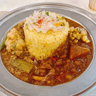 あいがけカレー ランチ(旧ヤム鐡道)