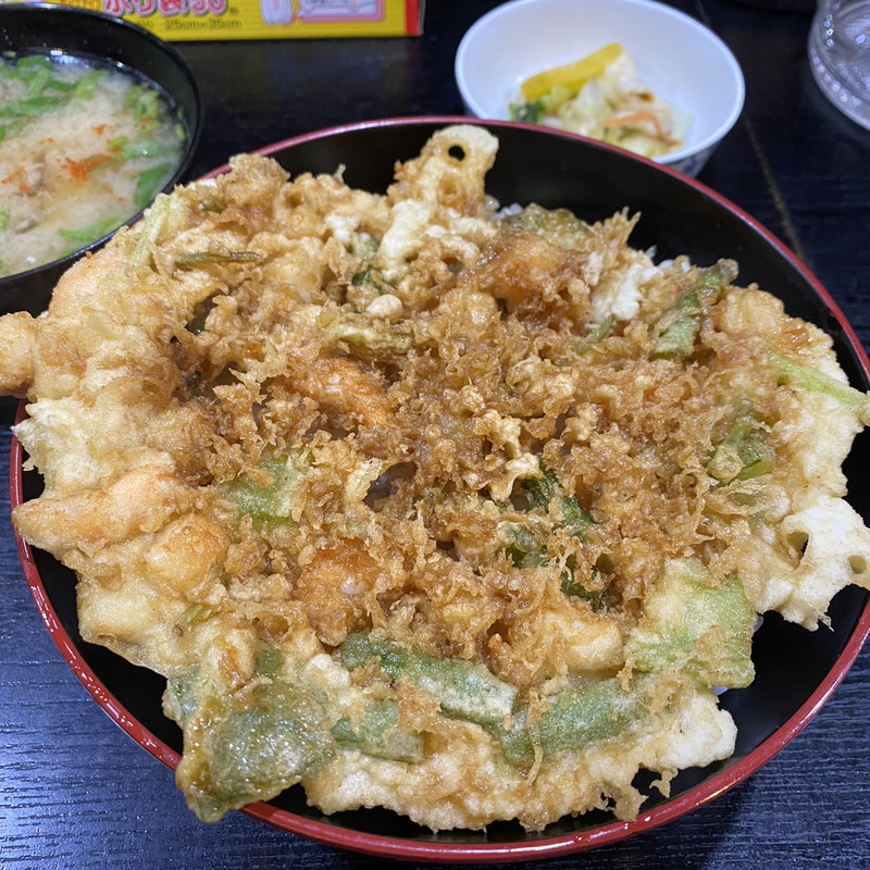 かき揚げ丼(蛯天 駅前店)