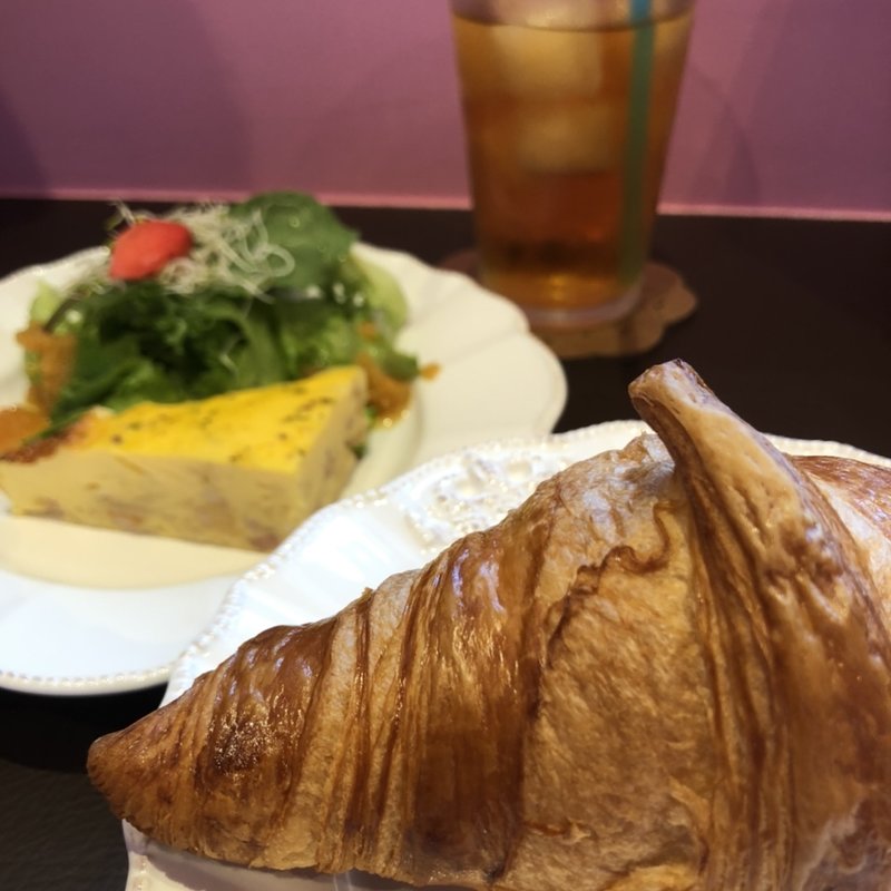 クロワッサンモーニングセット(Stella tea house)