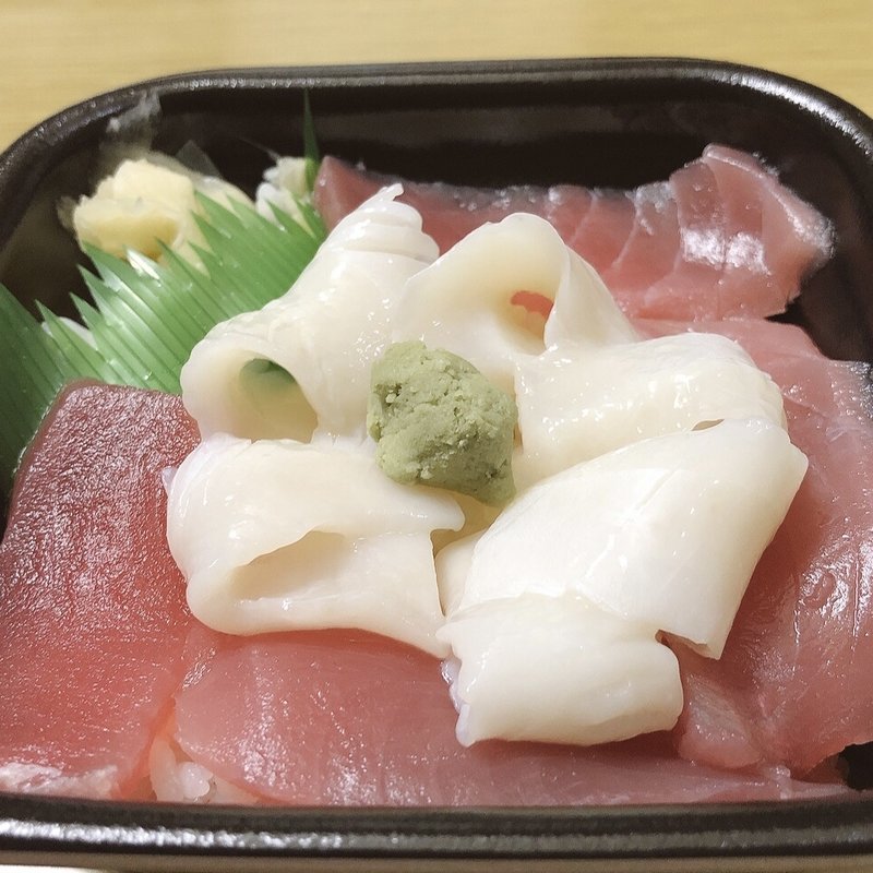 まぐろイカ丼(大海丼丸平塚店)