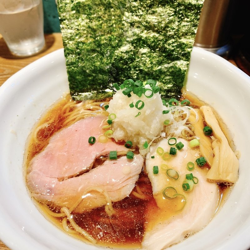 あご煮干し中華そば(醤油)(中華そばやま福)