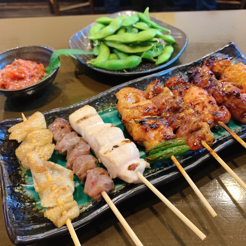 焼き鳥盛り合わせ(ひかり亭)