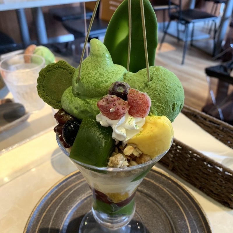 京都槙ノ尾山・抹茶パフェ(茶筅 （Chasen チャセン）)