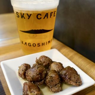 鹿児島県産　鶏の砂肝塩焼(SKY CAFE KAGOSHIMA 5G)