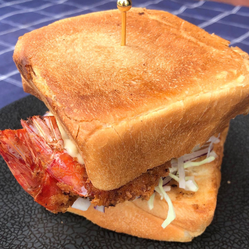 エビフライトースト(コーヒー＆トースト)