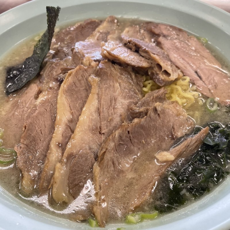 塩チャーシュー中盛りチャーシュー増し増し(ラーメンショップ 田中店 )