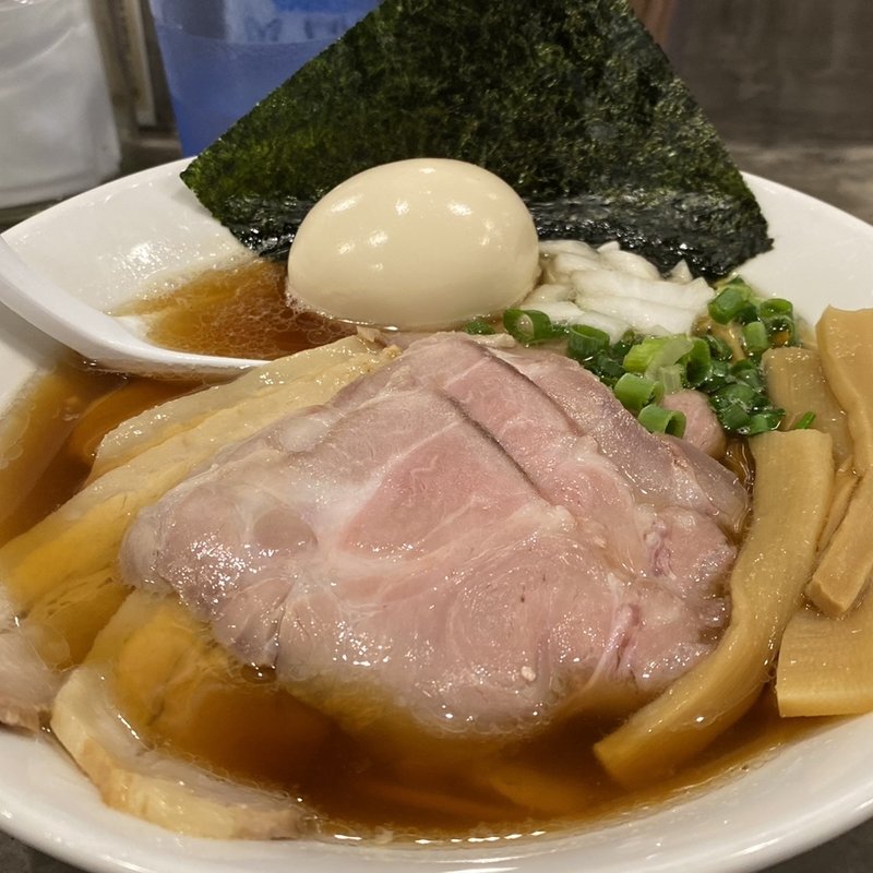 平子いわし濃醤油　細麺　全部のせ(だし廊 -NIBO-)