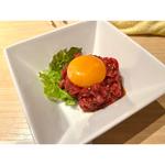 和牛レアステーキ(ゆっけ風)(焼肉 ぼく亭 名古屋南)