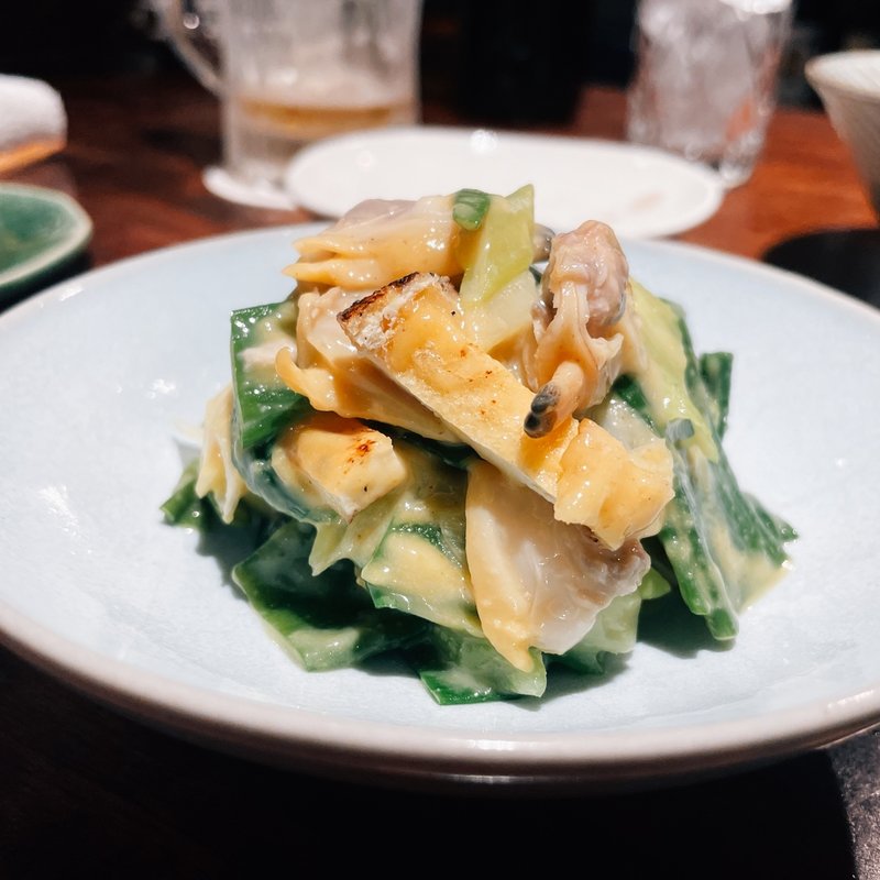 あさりのぬた(アダン)