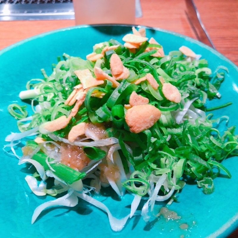 葱サラダ(やきにく萬野 ホワイティ梅田)