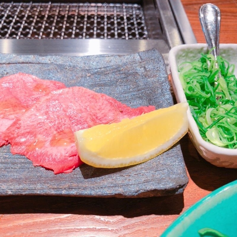 ネギ塩タン(やきにく萬野 ホワイティ梅田)